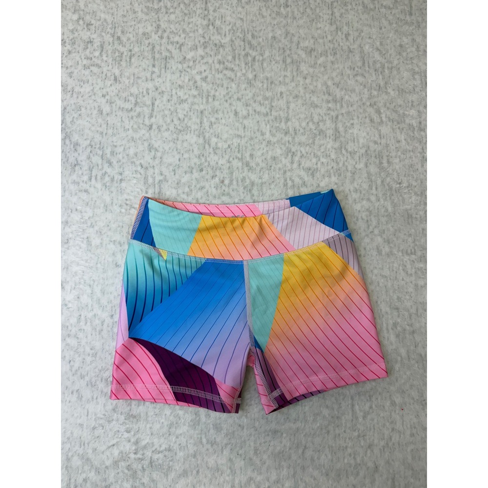 DSG Girls Momentum Mid-Rise Shortie 3 Inch Multi Color Geometric Shorts Size M